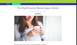 
							         The RightCapital Mobile App is Here! - RightCapital Blog								  
							    