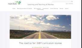 
							         The road so far: SIBT curriculum review - Learning and Teaching at ...								  
							    