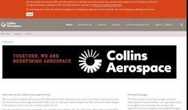 
							         the Rockwell Collins Portal - Collins Aerospace								  
							    