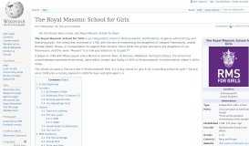 
							         The Royal Masonic School for Girls - Wikipedia								  
							    