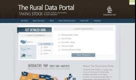 
							         The Rural Data Portal | Welcome								  
							    