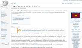 
							         The Salvation Army in Australia - Wikipedia								  
							    