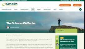 
							         The Scholes CA Portal | Scholes Chartered Accountants								  
							    