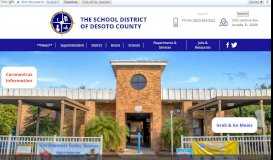 
							         The School District of DeSoto County								  
							    