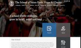 
							         The School of Saints Faith, Hope & Charity								  
							    