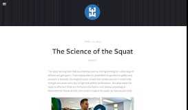 
							         The Science of the Squat								  
							    