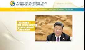 
							         The Second Belt and Road Forum for International Cooperation--Belt ...								  
							    