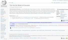 
							         The Secret Book of Gnomes - Wikipedia								  
							    