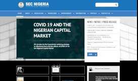 
							         The Securities and Exchange Commission, Nigeria | Official Website ...								  
							    
