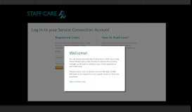 
							         The Service Connection - Login - Staff Care								  
							    