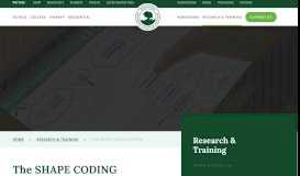 
							         The SHAPE CODING® System :: Moor House School & College								  
							    