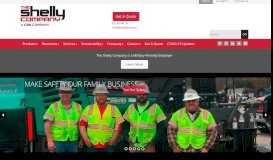 
							         The Shelly Company: One Company - a Variety of Services								  
							    