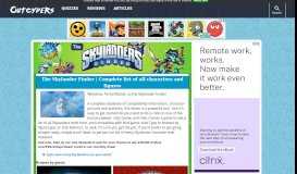 
							         The Skylander Finder | Complete list of all characters and figures ...								  
							    