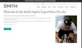 
							         the Smith Optics ExpertVoice Pro site								  
							    