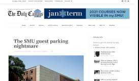 
							         The SMU guest parking nightmare – SMU Daily Campus								  
							    