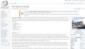 
							         The Spires College - Wikipedia								  
							    