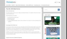 
							         The SSL VPN Web Portal – Fortinet GURU								  
							    