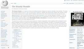 
							         The Stanley Parable – Wikipedia								  
							    
