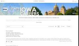 
							         the State of Iowa Career Pages - Government Jobs								  
							    