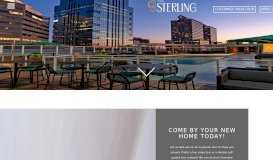 
							         The Sterling Apartment Homes | Philadelphia, PA | Home								  
							    