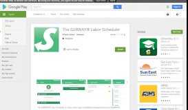 
							         The SUBWAY® Labor Scheduler - Apps on Google Play								  
							    