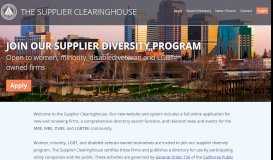
							         The Supplier Clearinghouse								  
							    