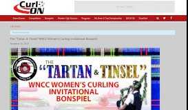 
							         The “Tartan & Tinsel” WNCC Women's Curling Invitational Bonspiel								  
							    