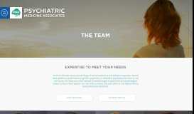 
							         The Team | Psychiatric Medicine Associates								  
							    