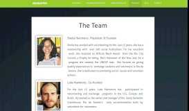 
							         The Team - rio volunteer								  
							    