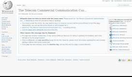 
							         The Telecom Commercial Communication Customer Preference ...								  
							    