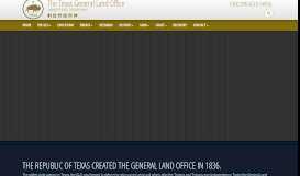 
							         The Texas General Land Office, George P. Bush, Commissioner								  
							    