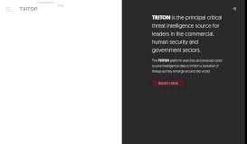 
							         The Threat Intelligence Database | TRITON								  
							    