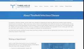 
							         The Threlkeld Clinic | About Threlkeld Infectious Disease								  
							    