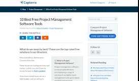 
							         The Top 10 Free Project Management Software Options - Capterra Blog								  
							    
