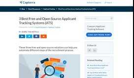 
							         The Top 8 Free/Open Source Applicant Tracking Software Solutions ...								  
							    
