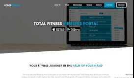 
							         The Total Fitness App | Total Fitness								  
							    