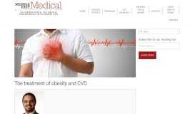 
							         The treatment of obesity and CVD | Middle East Medical Portal								  
							    