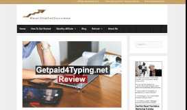 
							         The Truth About Getpaid4Typing.net! Is It A Scam? + Alternative								  
							    