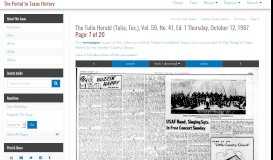 
							         The Tulia Herald (Tulia, Tex.) - The Portal to Texas History - UNT								  
							    