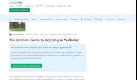 
							         The Ultimate Guide to Applying to Wellesley - CollegeVine blog								  
							    