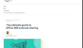 
							         The Ultimate Guide to Office 365 External Sharing - ShareGate								  
							    