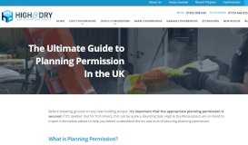 
							         The Ultimate Guide to Planning Permission In the UK | High & Dry ...								  
							    