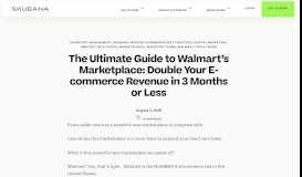 
							         The Ultimate Guide to Selling on Walmart's Marketplace | Skubana								  
							    
