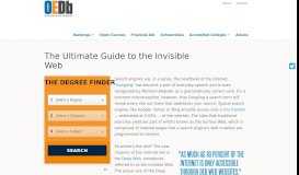 
							         The Ultimate Guide to the Invisible Web | OEDB.org								  
							    