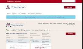 
							         The University of Arizona Foundation - Information ... - UA Foundation								  
							    