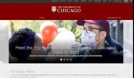 
							         The University of Chicago								  
							    