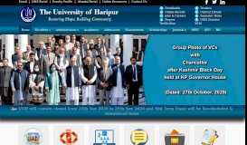 
							         The University of Haripur								  
							    