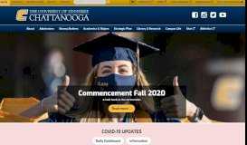 
							         The University of Tennessee at Chattanooga | University Homepage								  
							    