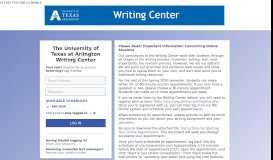 
							         The University of Texas at Arlington Writing Center								  
							    