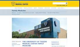 
							         The University of Toledo Medical Center Family Medicine - UTMC								  
							    